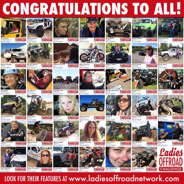 2017 Ladies Offroad Challenge Finalists Announced