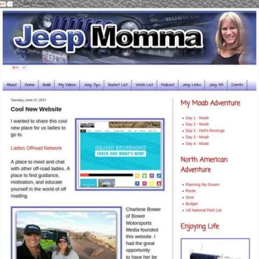 Jeep Momma: Cool New Website