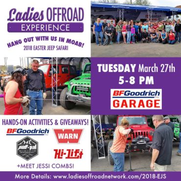 Ladies Offroad Network Offers Moab Ladies Social Experience Evening and Lunch with the Ladies