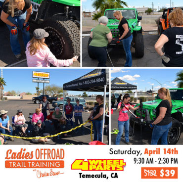 Ladies Offroad Trail Training at 4 Wheel Parts April 2018