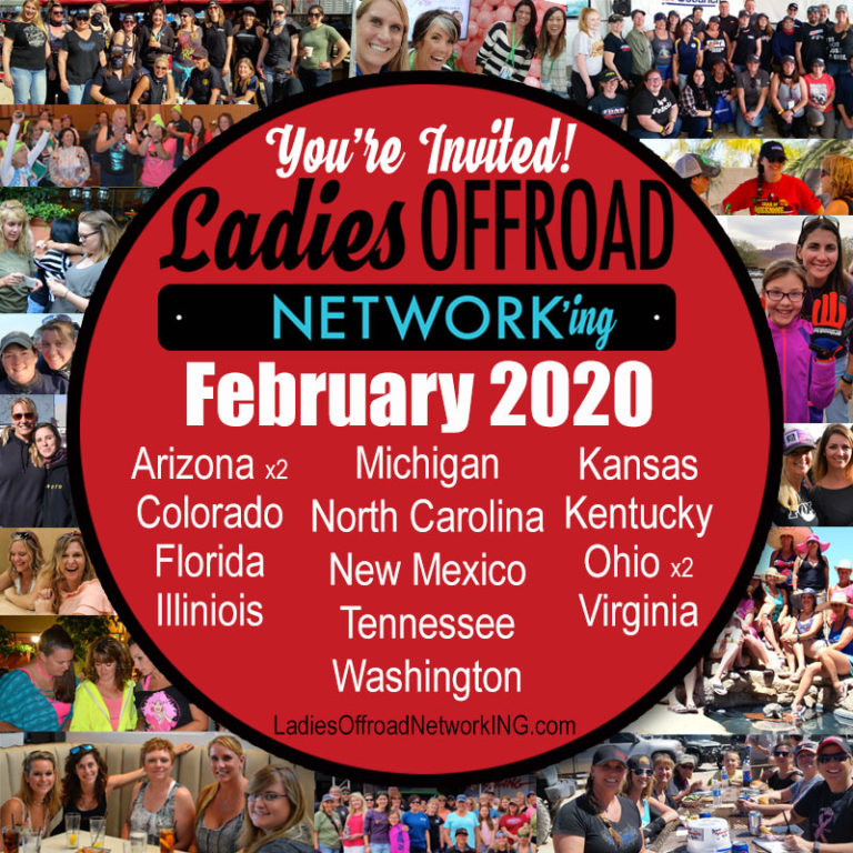 February 2020 Network’ing Events – Ladies Offroad Network
