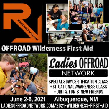 Ladies Offroad Wilderness First Aid 2021