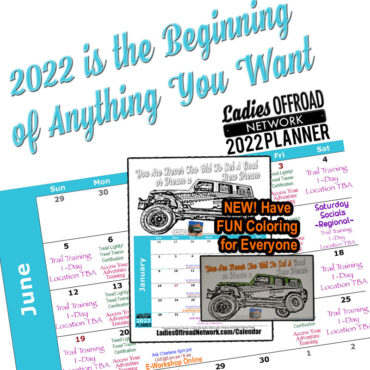 2022 Coloring Calendar
