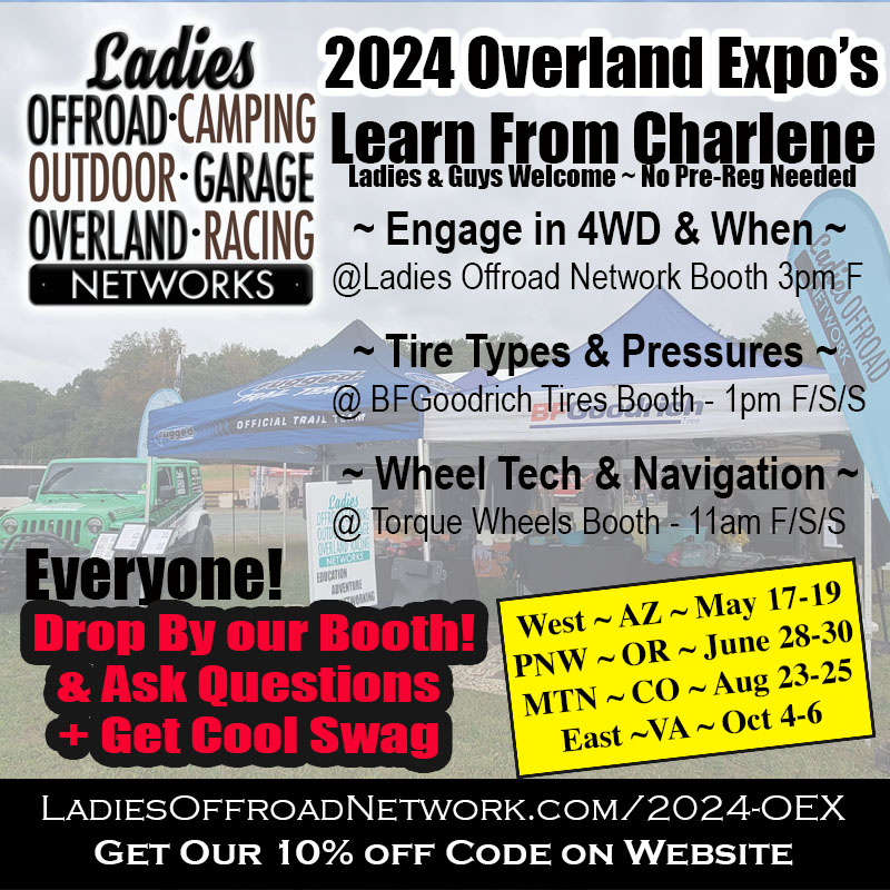 2024 Overland expo ladies offroad network
