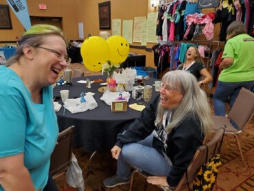 ladies offroad network laughing